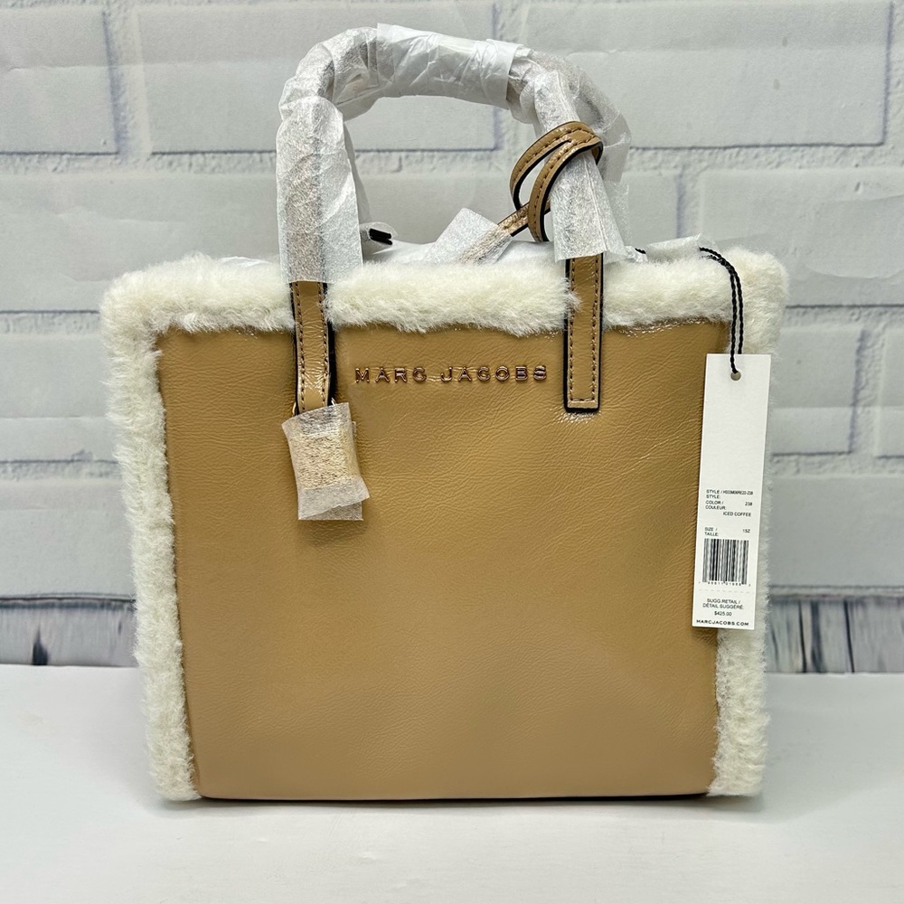 Marc Jacobs Faux Fur Trimmed Tote